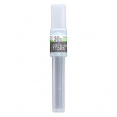 Terumo plastic hub 30G 0,3x21mm kort groen